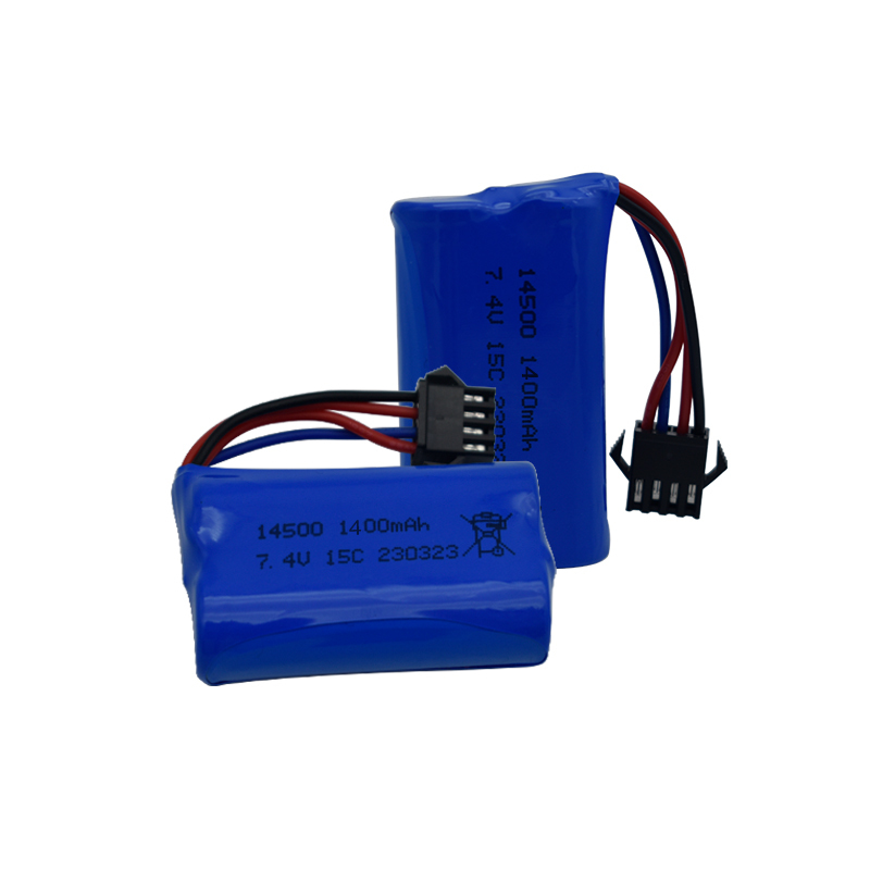 7.4V 1400mAh 14500 lithium-ion - Rc Helicopter Parts incelemesi ve fiyatı