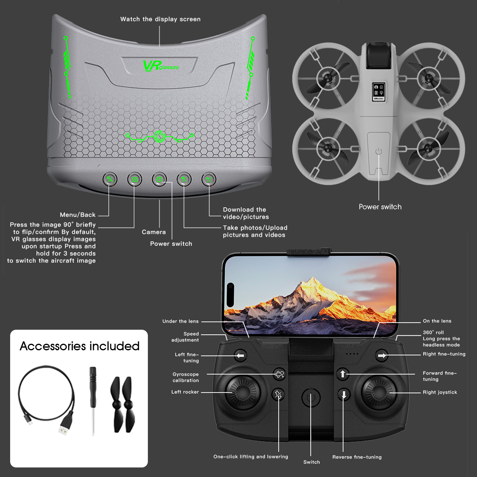 Mini Drone That Is Easy For Be - Rc Helicopter Charger incelemesi ve fiyatı