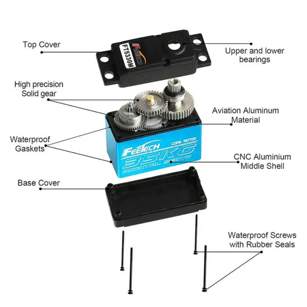 FEETECH FT5330M 35KG Digital S - Rc Helicopter Servo incelemesi ve fiyatı