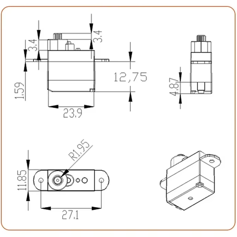 Micro Digital Servo 12g RC Hel - Rc Helicopter Servo incelemesi ve fiyatı