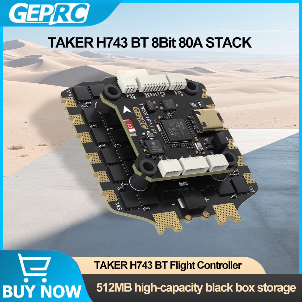 GEPRC TAKER H743 BT 8Bit 80A S - Rc Helicopter Case incelemesi ve fiyatı