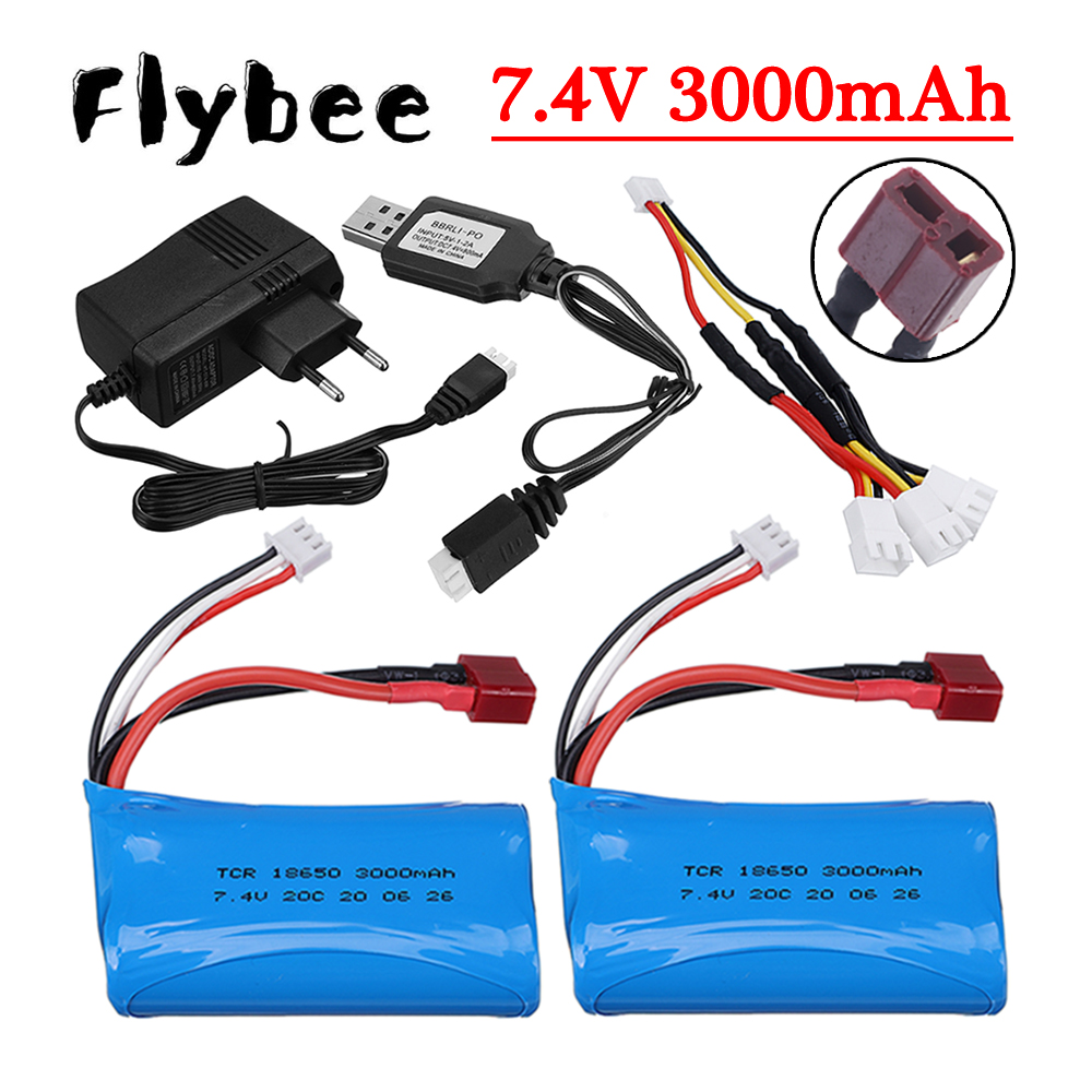 7.4V 3000mAh Li-ion Battery fo - Rc Helicopter Charger incelemesi ve fiyatı