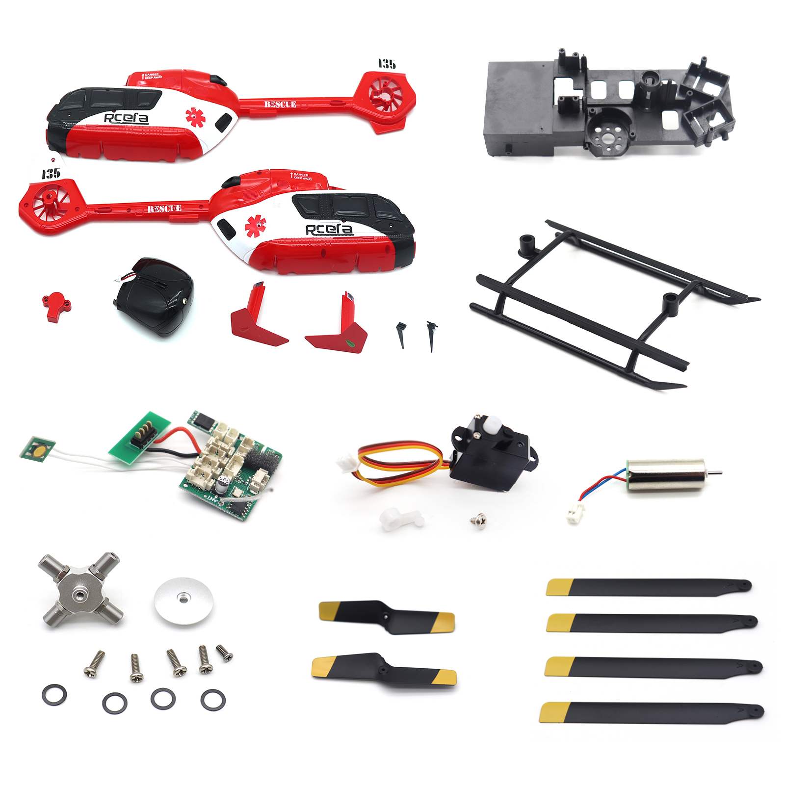Original Parts for C159 EC-135 - Rc Helicopter Servo incelemesi ve fiyatı