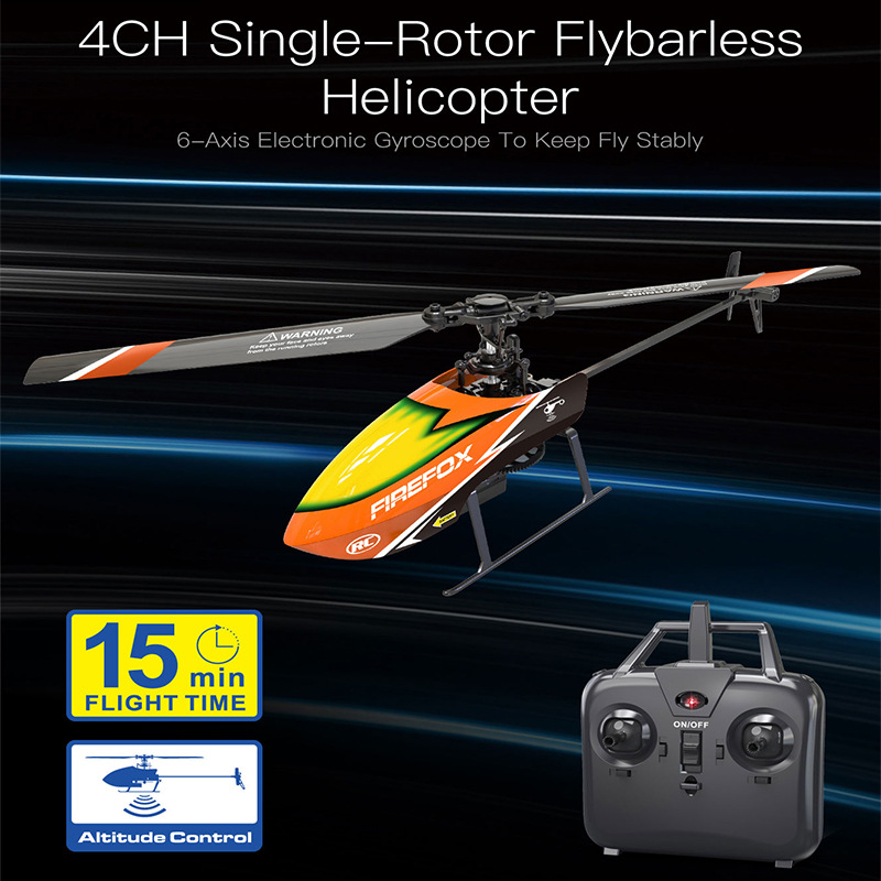 Single-Rotor Flybarless RC Hel - Rc Helicopter Single Rotor incelemesi ve fiyatı